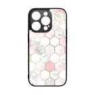 Geometric Rose Gold marvanyos marvany mintas iPhone 14 Pro tok