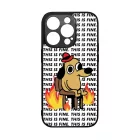 This is fine DOG kutyas meme iPhone 14 Pro Magsafe tok