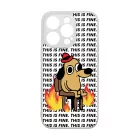 This is fine DOG kutyas meme iPhone 14 Pro tok