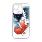 Tündéri róka - Téli mintás iPhone 14 Pro tok