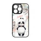 Édes kis Panda - Téli mintás iPhone 14 Pro tok