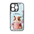 Kakaós hörcsög - Téli mintás iPhone 14 Pro tok