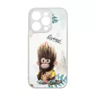 Kávés Maki - Téli mintás iPhone 14 Pro tok