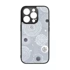 Gyönyörűséges Ezüstös téli mintás iPhone 14 Pro Magsafe tok