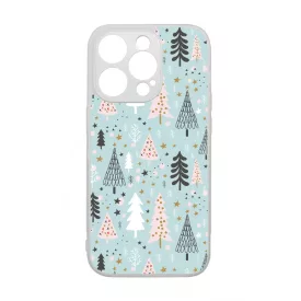 Tündéri karácsonyfa mintás iPhone 14 Pro tok