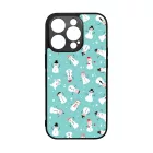 Cuki hóember mintás - Téli mintás iPhone 14 Pro tok