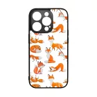 Rajzolt Róka mintás iPhone 14 Pro tok