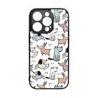 Tündéri rajzolt kutya mintás iPhone 14 Pro tok