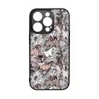 Csodaszép szürke vintage lovas mintás iPhone 14 Pro tok