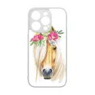 Csodaszép rajzolt lovas iPhone 14 Pro tok