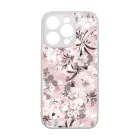 Puderpink tavaszi viragos iPhone 14 Pro Magsafe tok