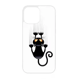 kapaszkodó macska macskás cica cicás iPhone 14 Pro Max tok