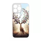erdő szarvas őz négy évszak iPhone 14 Pro Max tok
