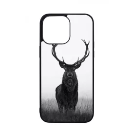 szarvas szarvasos agancs őszi fehér iPhone 14 Pro Max tok