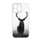 szarvas szarvasos agancs őszi fehér iPhone 14 Pro Max tok