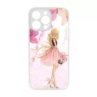 virágos fashion menyasszony párizs paris eiffel torony tavaszi iPhone 14 Pro Max Magsafe tok
