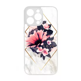 Marble Love marvany mintas viragos iPhone 14 Pro Max tok
