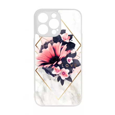 Marble Love marvany mintas viragos iPhone 14 Pro Max Magsafe tok