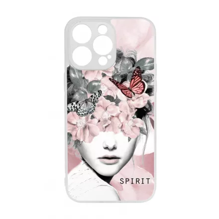 Spirit woman art tavaszi viragos iPhone 14 Pro Max tok