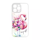 Álomszép Flamingo tropical summer nyári iPhone 14 Pro Max tok