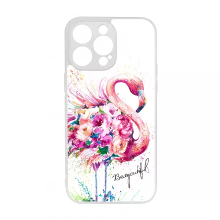 Álomszép Flamingo tropical summer nyári iPhone 14 Pro Max tok