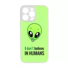 I dont believe in Humans ufo földönkívüli iPhone 14 Pro Max Magsafe tok