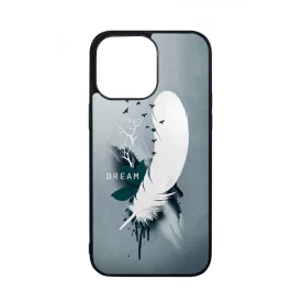 Dream - Álom - Feather, Tollas ajándék nőknek valentin napra iPhone 14 Pro Max tok