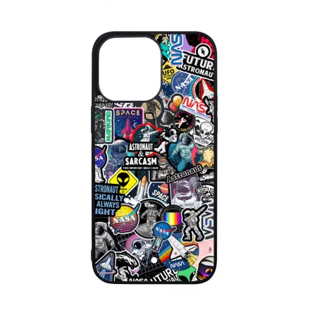NASA matricabomba astronaut űrhajós stickerbomb iPhone 14 Pro Max tok
