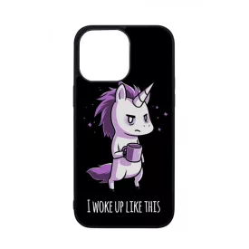 Unikornis - morcos reggel unicorn egyszarvú iPhone 14 Pro Max tok