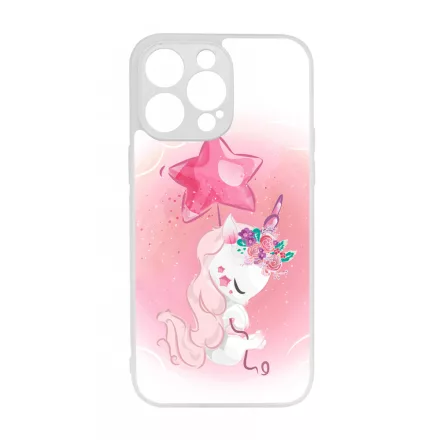Tündéri unikornis unicorn egyszarvú iPhone 14 Pro Max tok