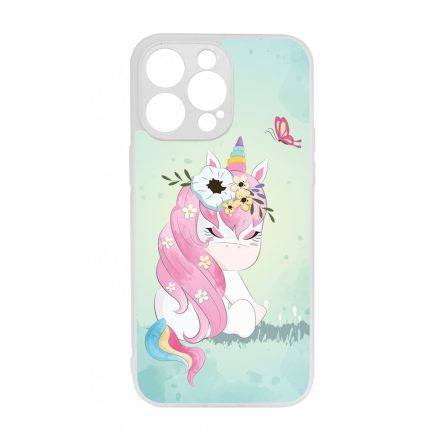Édes unikornis és a Pillangó unicorn egyszarvú iPhone 14 Pro Max tok