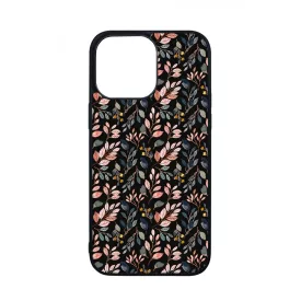 Csodaszép őszi virágmintás vintage iPhone 14 Pro Max tok