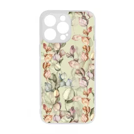 Vintage Ősz virág mintás iPhone 14 Pro Max tok