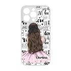 Kérd a Neveddel - LOVE Girl szerelem valentin napi iPhone 14 Pro Max tok