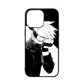 Kakashi Black & White - naruto anime iPhone 14 Pro Max tok
