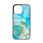 Ocean Blue Gold marvanyos marvany mintas iPhone 14 Pro Max Magsafe tok