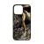 Luxury Golden Black marvanyos marvany mintas iPhone 14 Pro Max Magsafe tok