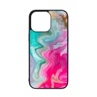 Pink gold Mixed Inks arany mintas marvanyos iPhone 14 Pro Max tok