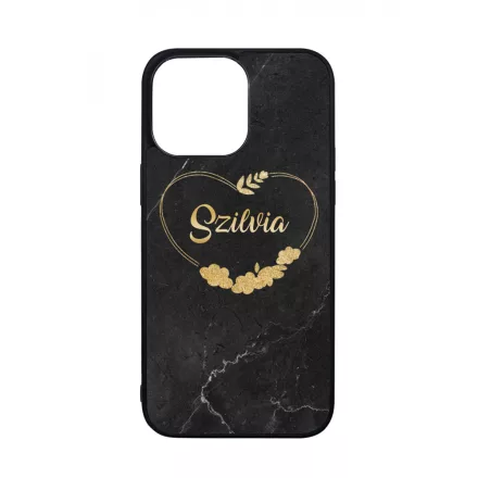 marble marvany mintas Heart szivecskes iPhone 14 Pro Max Magsafe tok