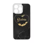 marble marvany mintas Heart szivecskes iPhone 14 Pro Max tok