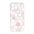 Geometric Rose Gold marvanyos marvany mintas iPhone 14 Pro Max tok