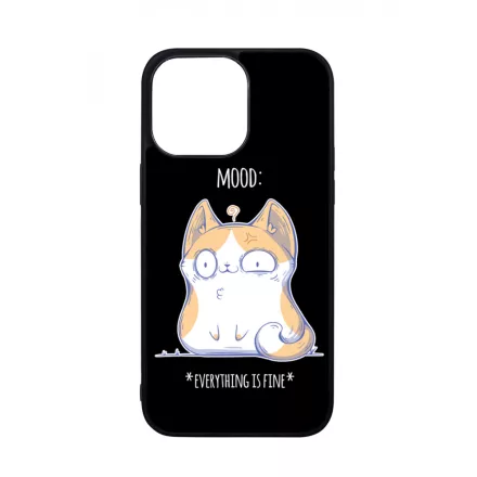 Cat Mood cicas macskas this is fine iPhone 14 Pro Max Magsafe tok