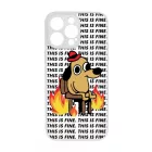 This is fine DOG kutyas meme iPhone 14 Pro Max Magsafe tok
