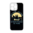 ezek csak cápák this is fine iPhone 14 Pro Max tok