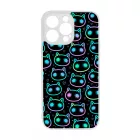Halloween Macskak - Blue iPhone 14 Pro Max Magsafe tok
