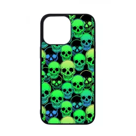 Green Skulls - Halloween iPhone 14 Pro Max tok