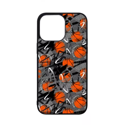 Grunge Basketball Kosarlabda mintas iPhone 14 Pro Max Magsafe tok