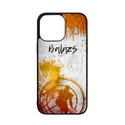 Kerd a Neveddel Grunge Kosarlabda iPhone 14 Pro Max Magsafe tok