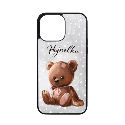 Cuki maci - Téli mintás iPhone 14 Pro Max tok