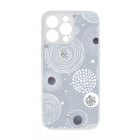 Gyönyörűséges Ezüstös téli mintás iPhone 14 Pro Max Magsafe tok